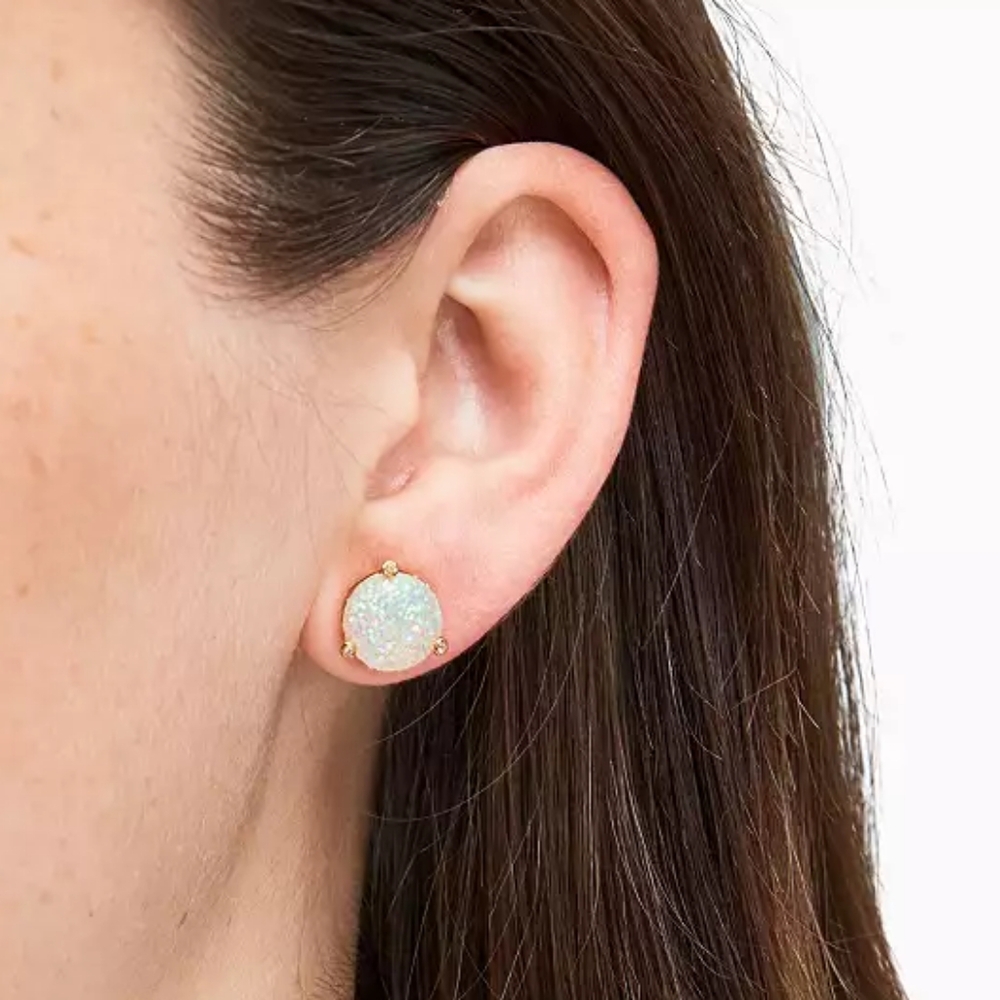 Kate Spade Rise And Shine Glitter Studs